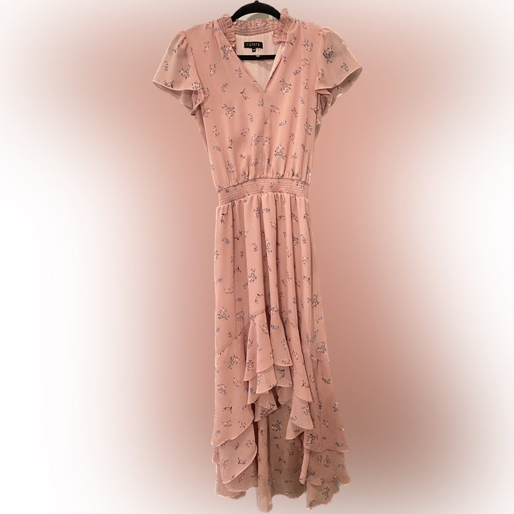 XXS 1. State pink midi dress